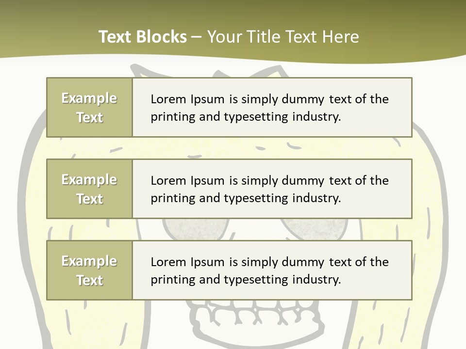 Drawing Quirky Illustration PowerPoint Template