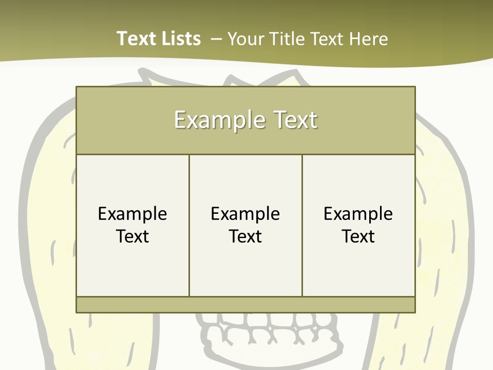 Drawing Quirky Illustration PowerPoint Template