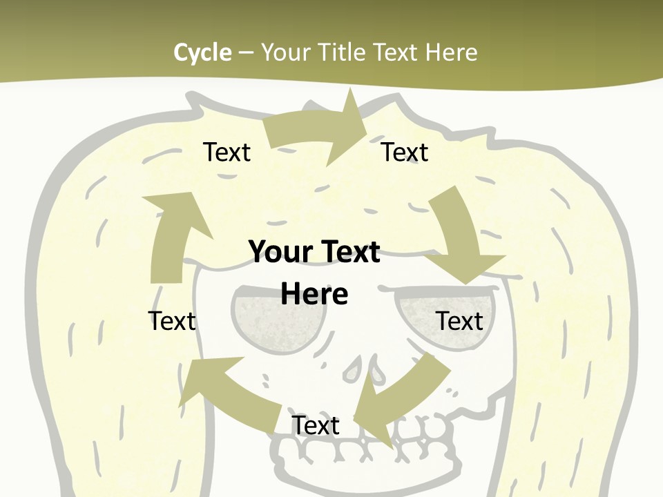 Drawing Quirky Illustration PowerPoint Template