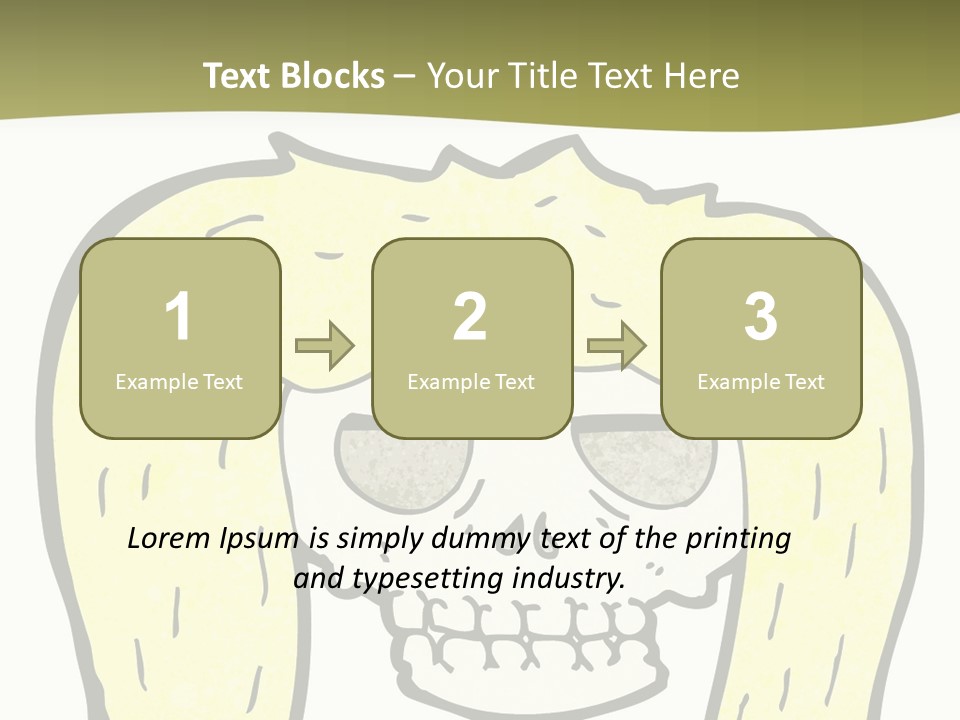Drawing Quirky Illustration PowerPoint Template