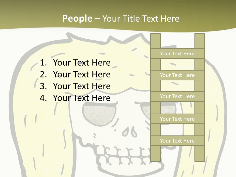 Drawing Quirky Illustration PowerPoint Template