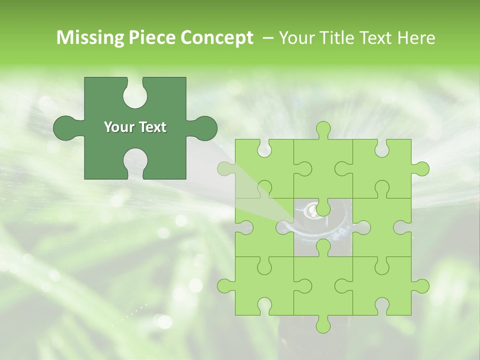 Grass Rural Drop PowerPoint Template