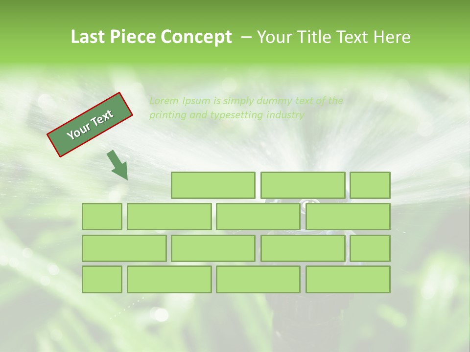 Grass Rural Drop PowerPoint Template