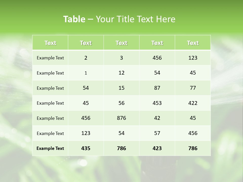 Grass Rural Drop PowerPoint Template