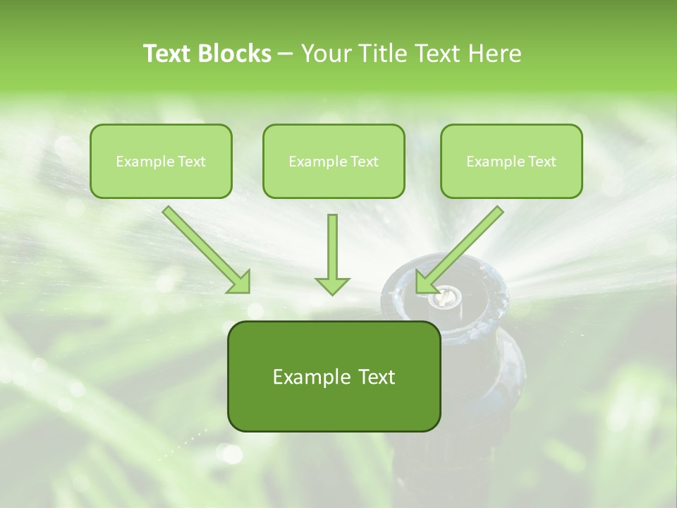Grass Rural Drop PowerPoint Template