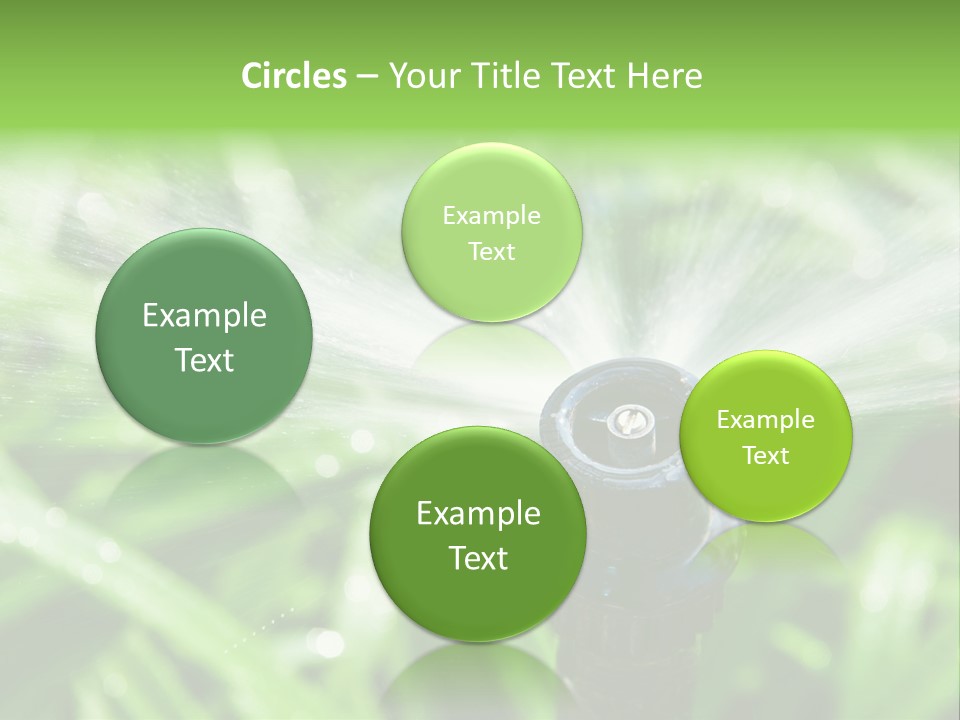 Grass Rural Drop PowerPoint Template
