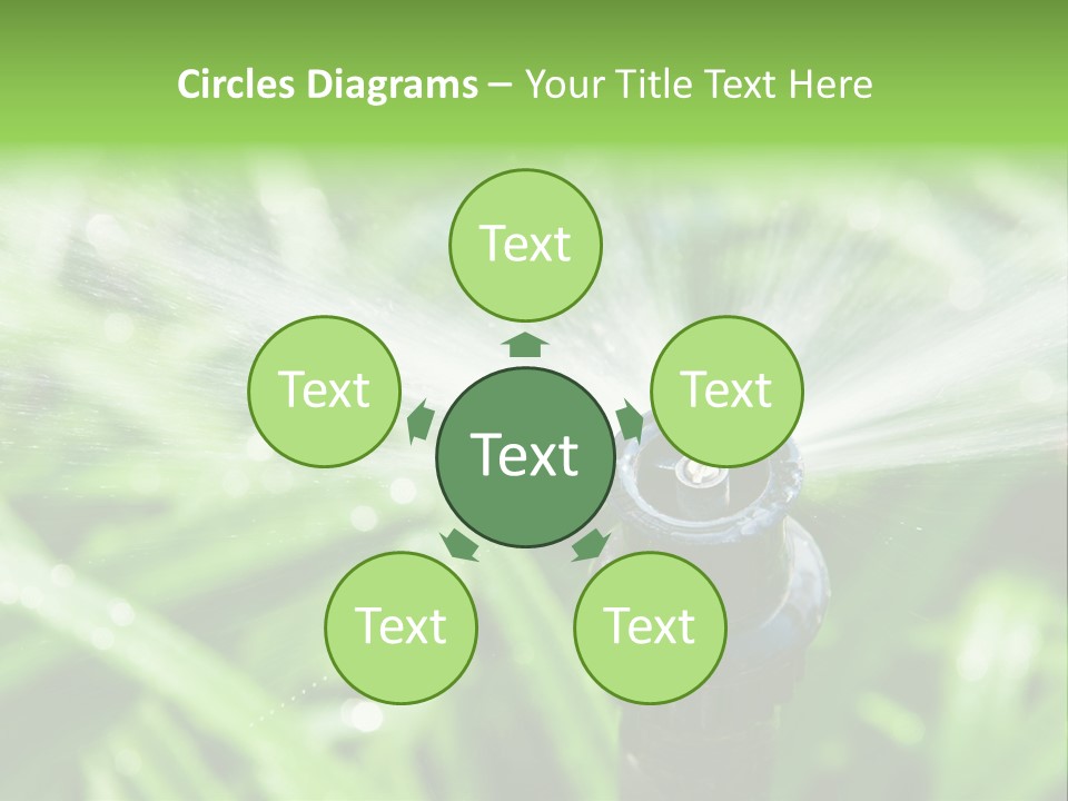 Grass Rural Drop PowerPoint Template