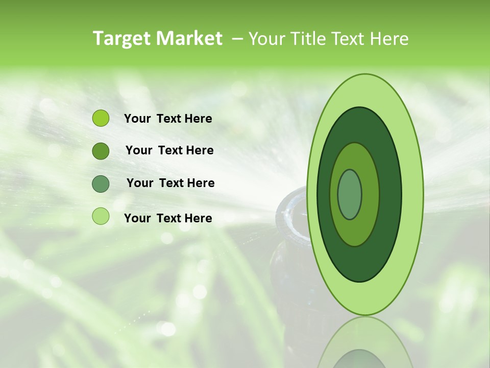 Grass Rural Drop PowerPoint Template