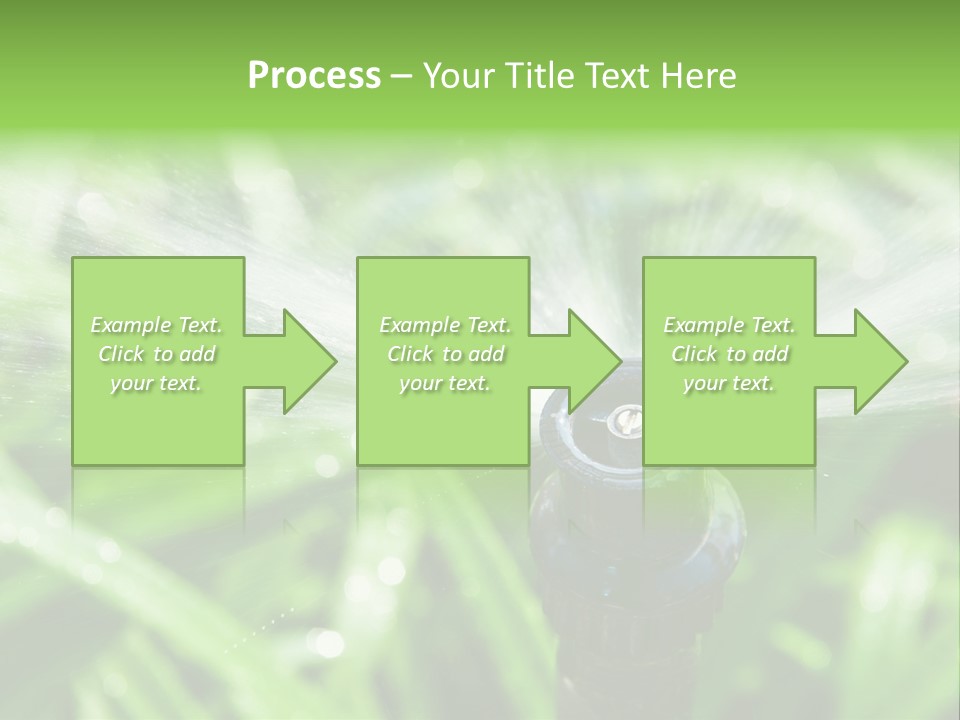 Grass Rural Drop PowerPoint Template