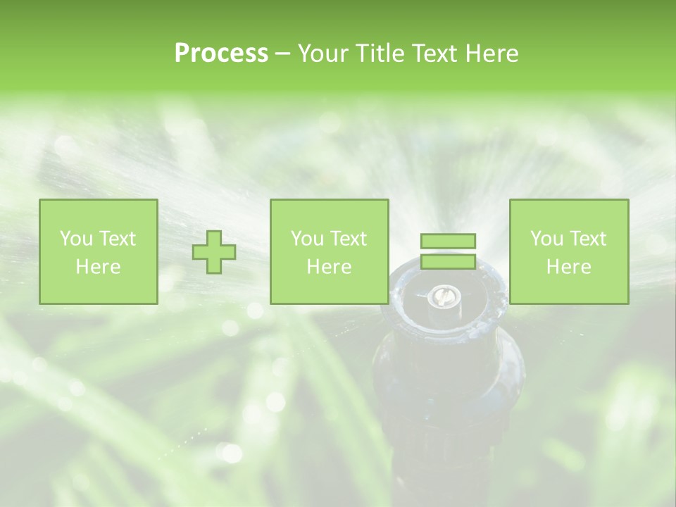 Grass Rural Drop PowerPoint Template