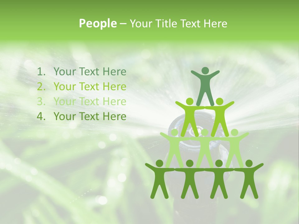 Grass Rural Drop PowerPoint Template