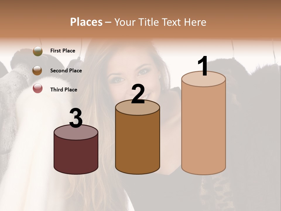 Cute Woman Smile PowerPoint Template