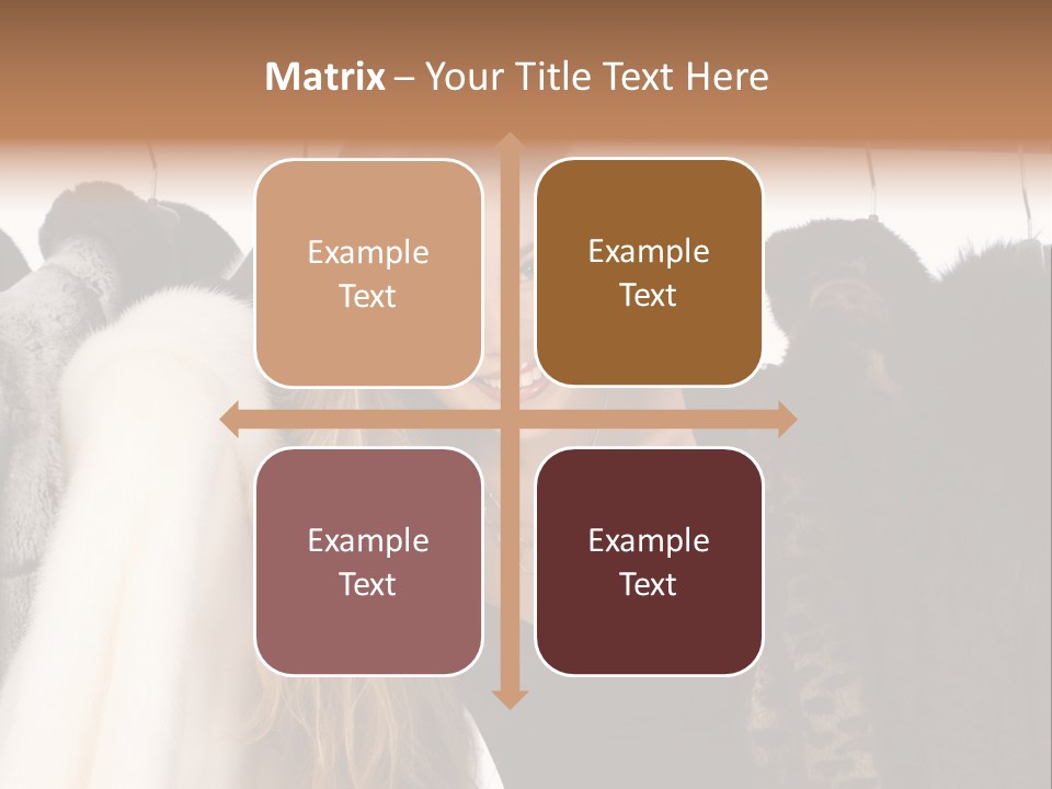 Cute Woman Smile PowerPoint Template