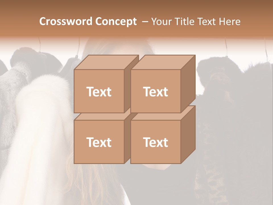 Cute Woman Smile PowerPoint Template