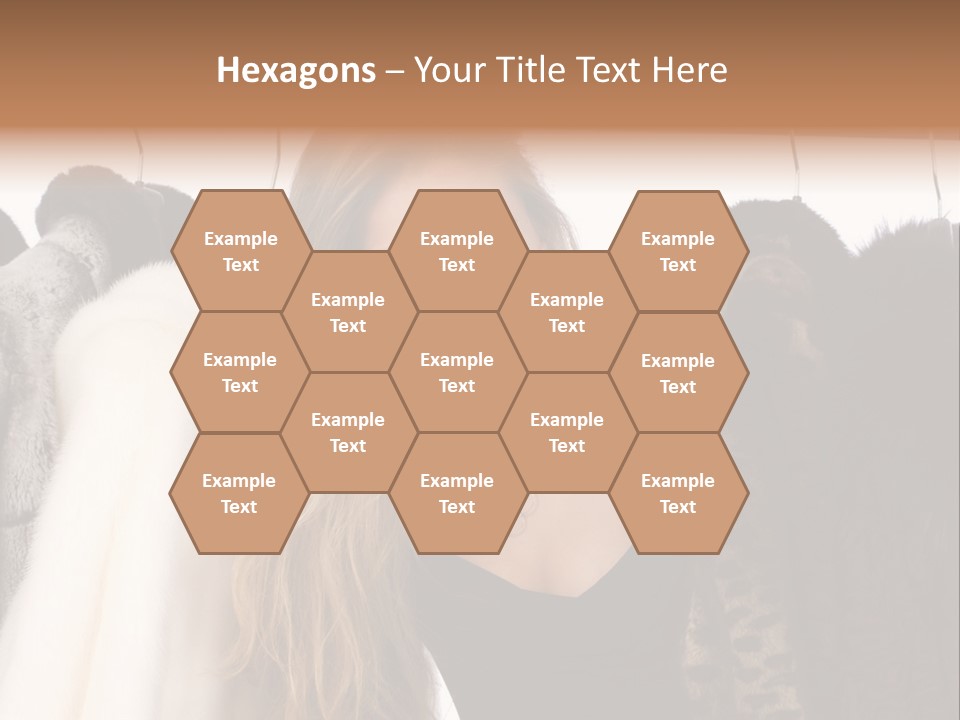 Cute Woman Smile PowerPoint Template