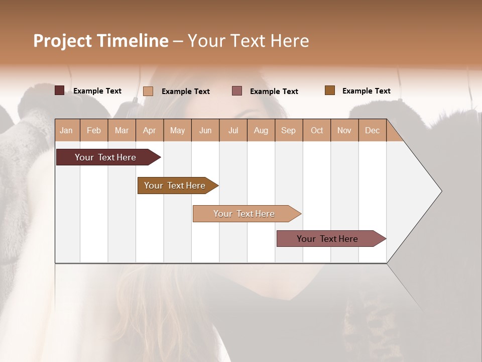 Cute Woman Smile PowerPoint Template