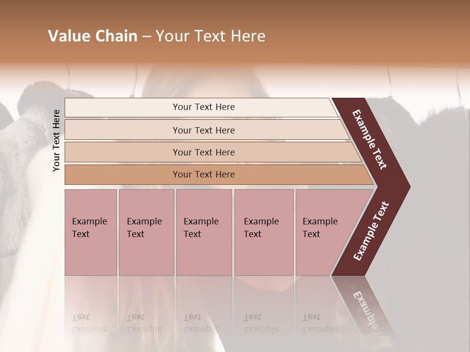 Cute Woman Smile PowerPoint Template