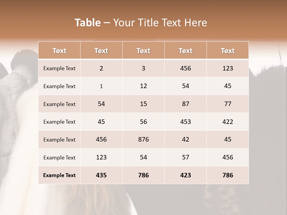 Cute Woman Smile PowerPoint Template