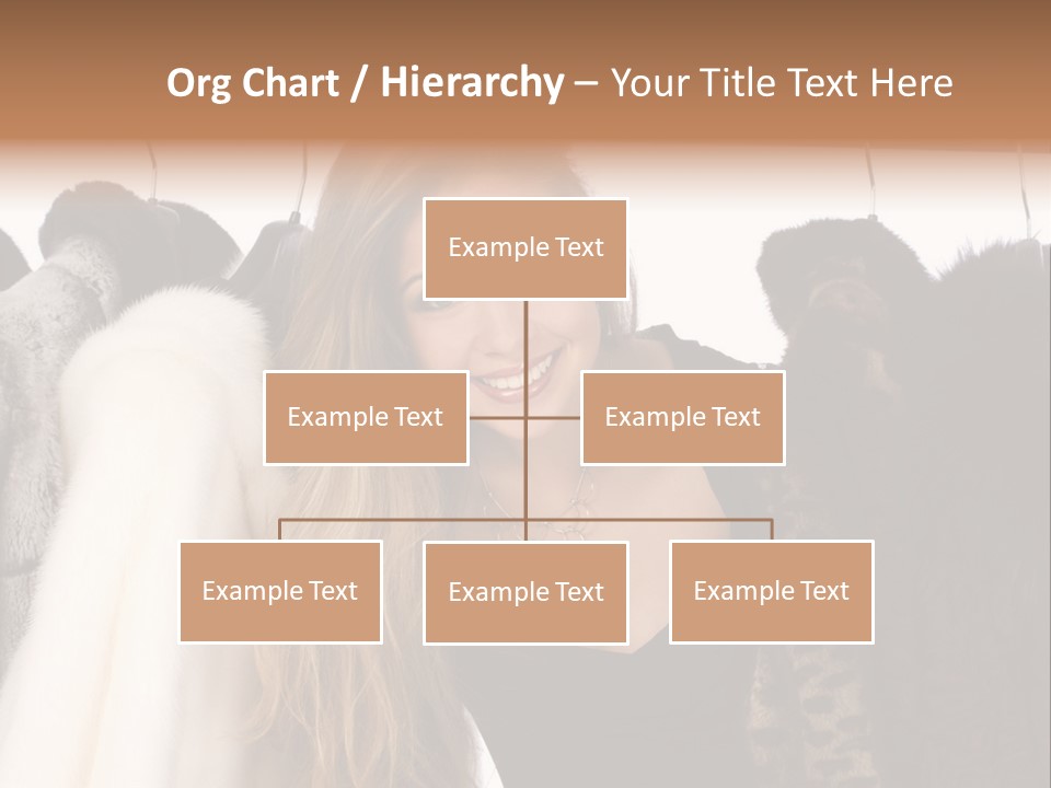 Cute Woman Smile PowerPoint Template