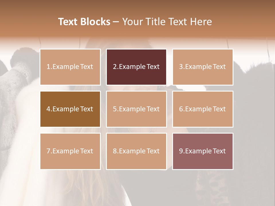 Cute Woman Smile PowerPoint Template