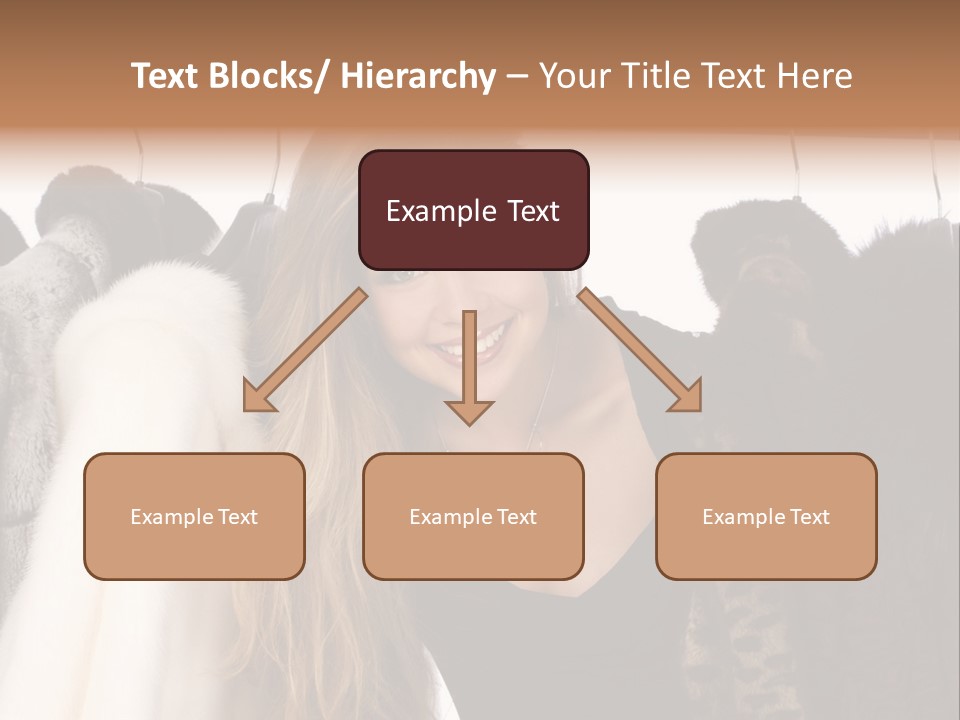Cute Woman Smile PowerPoint Template
