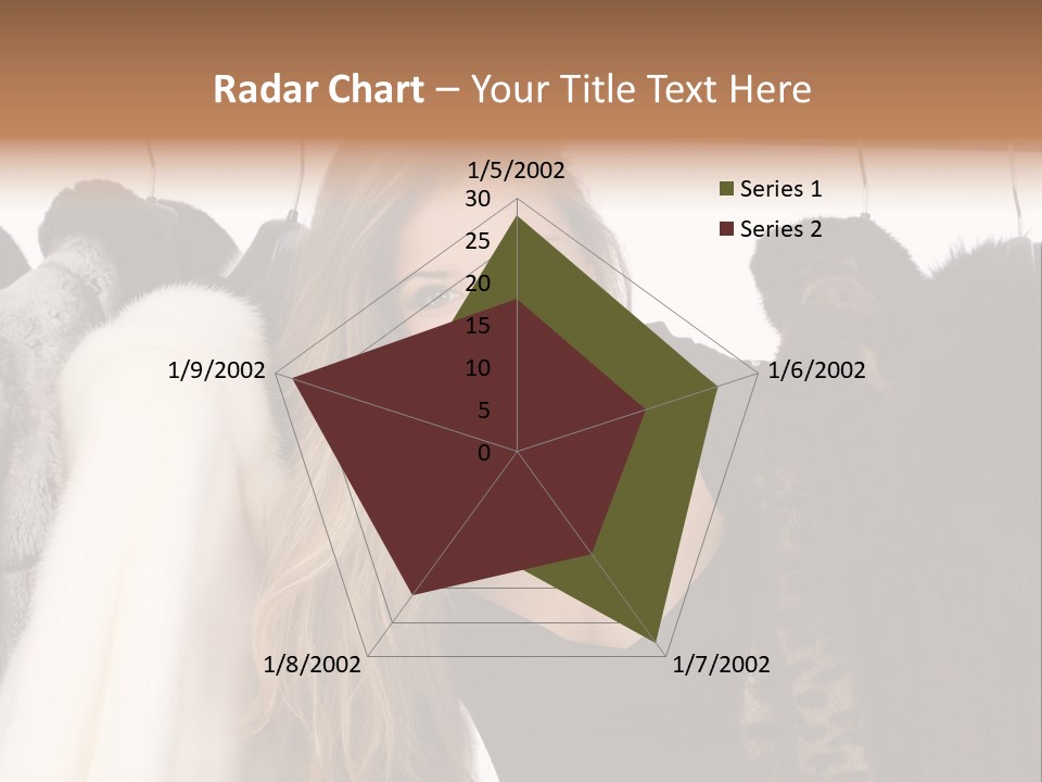 Cute Woman Smile PowerPoint Template
