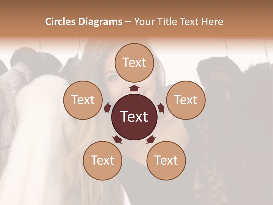 Cute Woman Smile PowerPoint Template