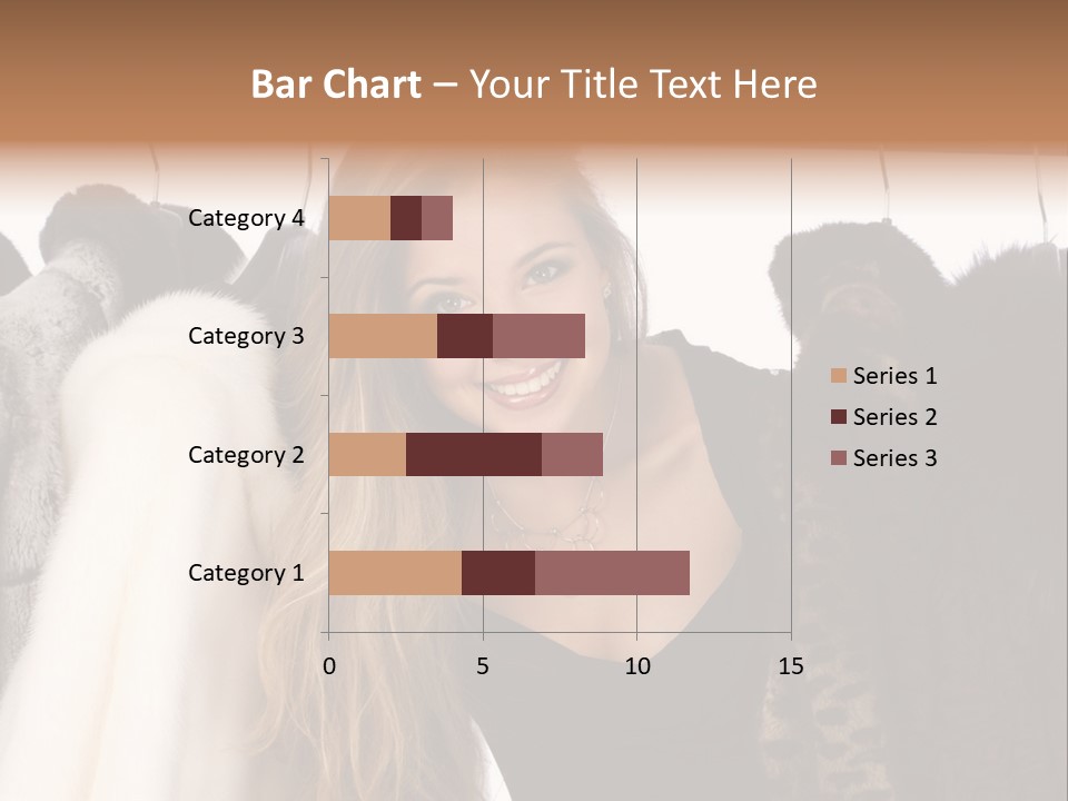Cute Woman Smile PowerPoint Template