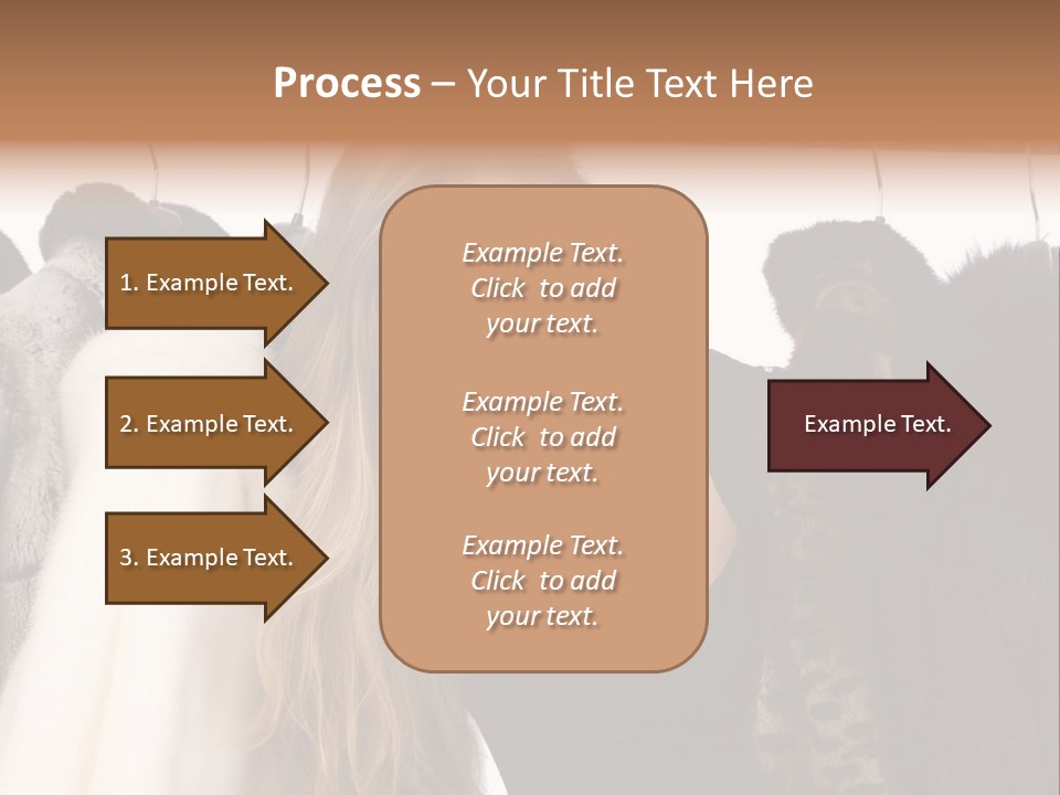 Cute Woman Smile PowerPoint Template