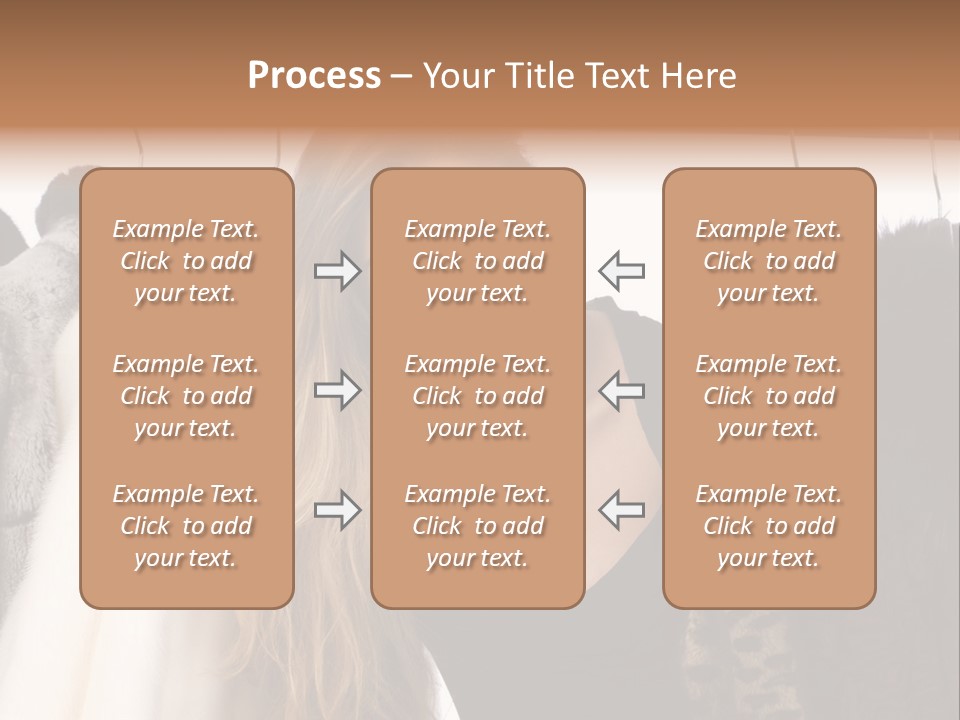 Cute Woman Smile PowerPoint Template