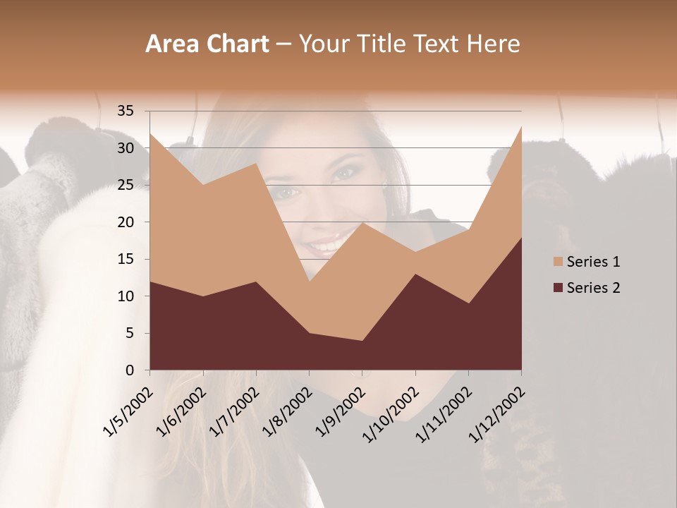 Cute Woman Smile PowerPoint Template