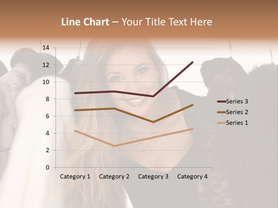 Cute Woman Smile PowerPoint Template