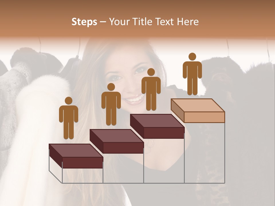 Cute Woman Smile PowerPoint Template