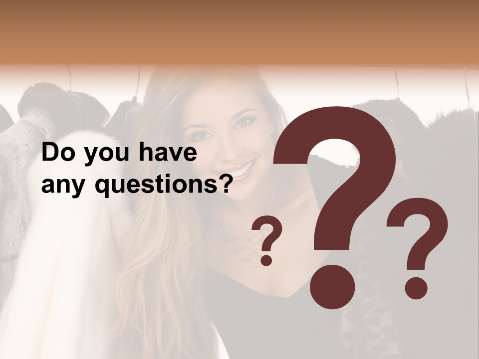 Cute Woman Smile PowerPoint Template