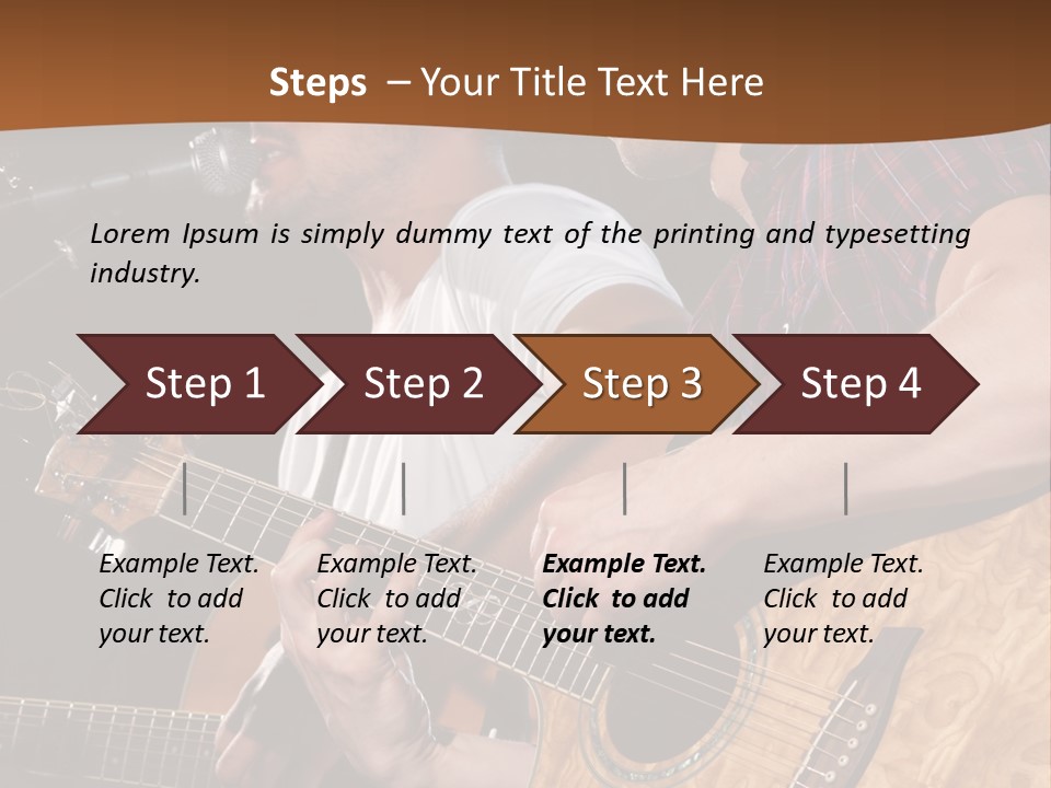 Men Music Musician PowerPoint Template