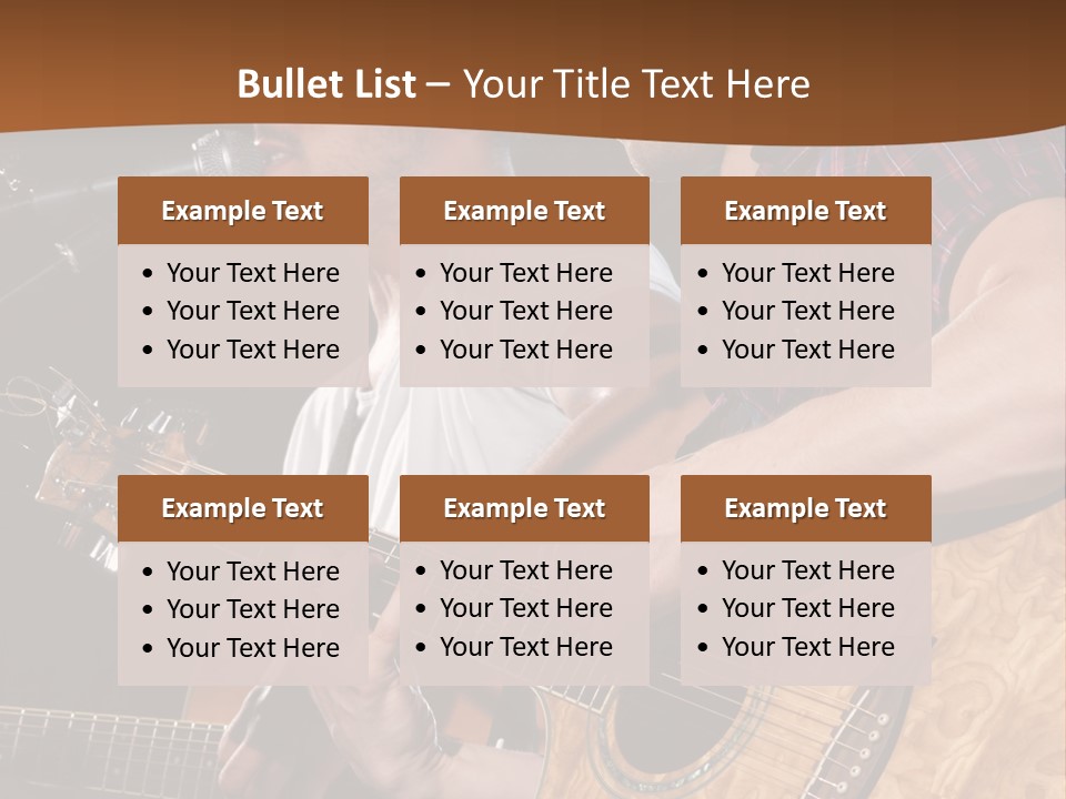 Men Music Musician PowerPoint Template