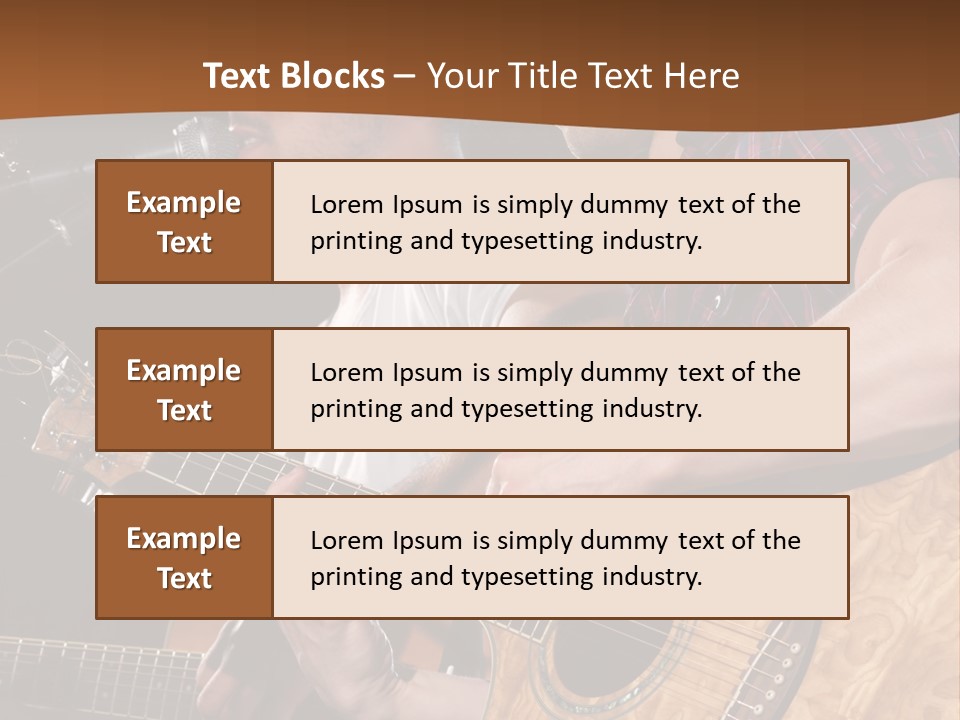 Men Music Musician PowerPoint Template