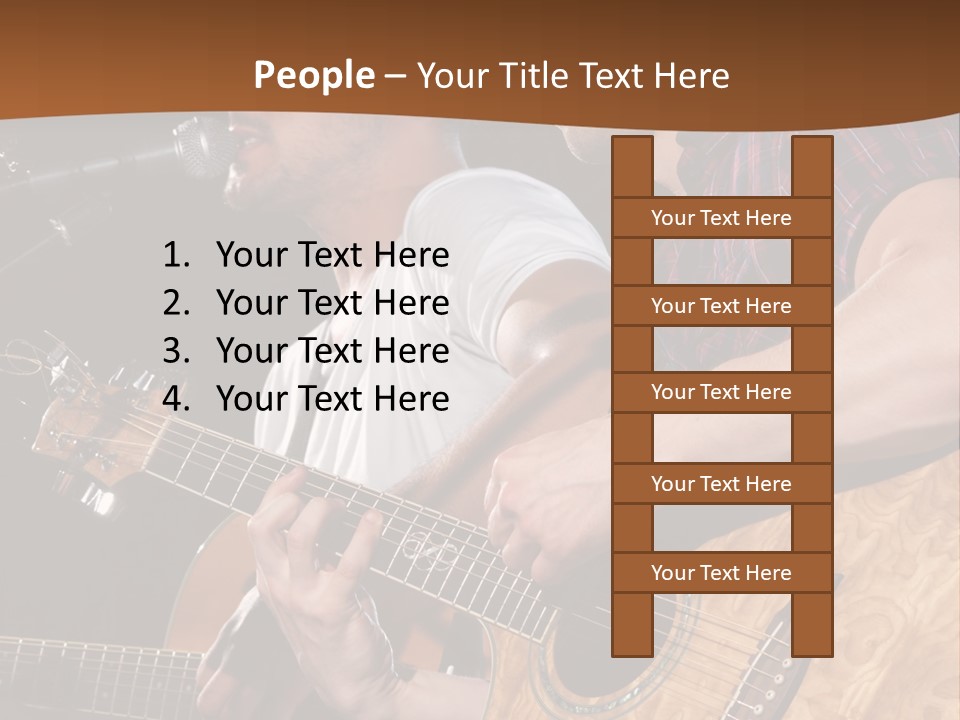 Men Music Musician PowerPoint Template