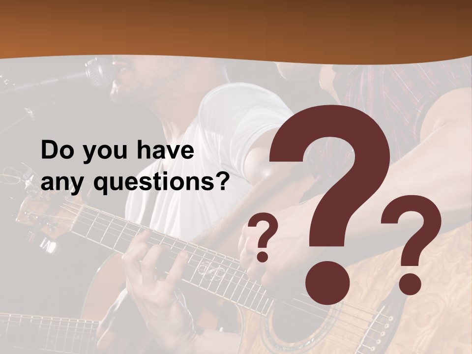 Men Music Musician PowerPoint Template