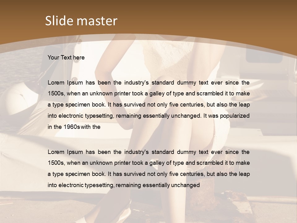 Vogue Hat Color PowerPoint Template