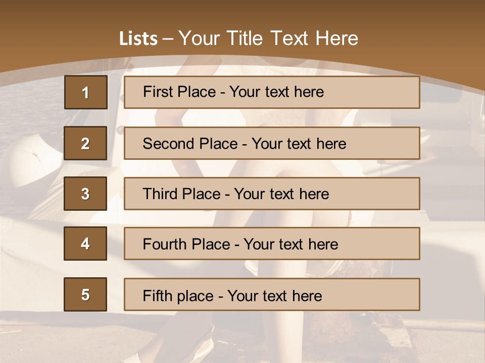 Vogue Hat Color PowerPoint Template