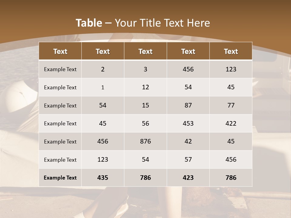 Vogue Hat Color PowerPoint Template