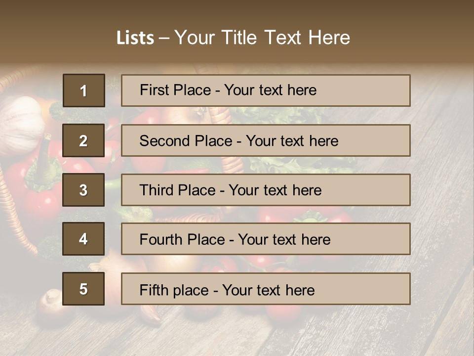 Agriculture Herb Kitchen PowerPoint Template