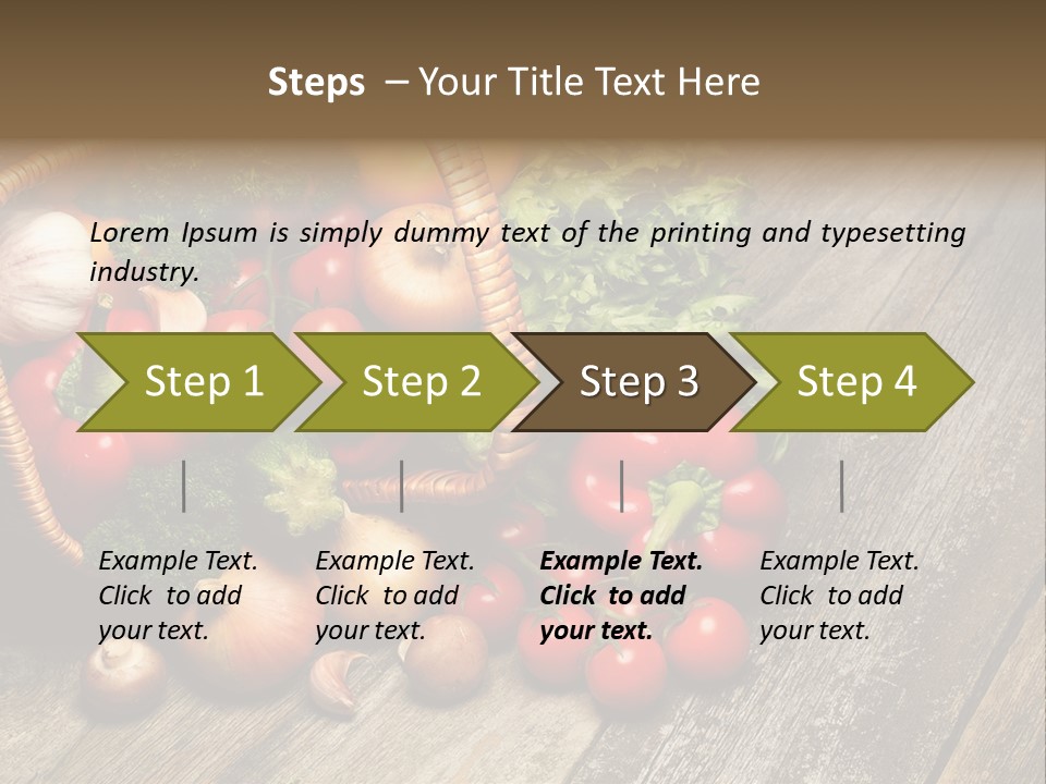 Agriculture Herb Kitchen PowerPoint Template