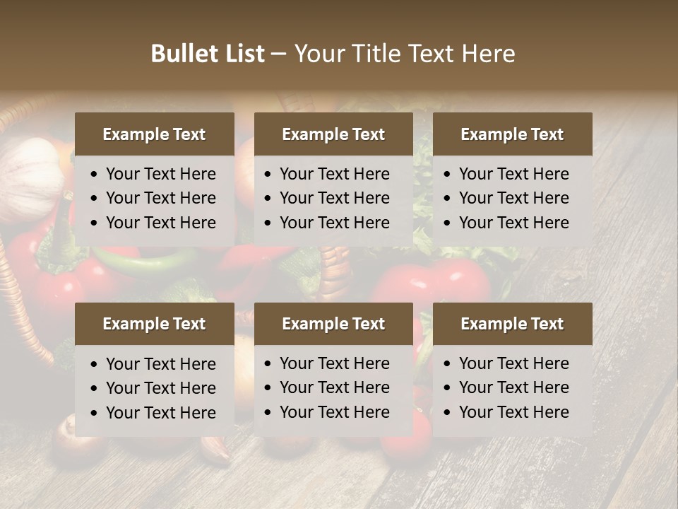 Agriculture Herb Kitchen PowerPoint Template