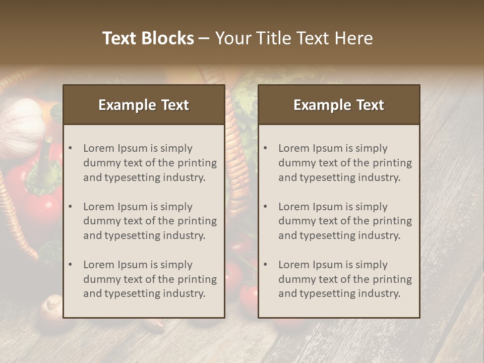 Agriculture Herb Kitchen PowerPoint Template