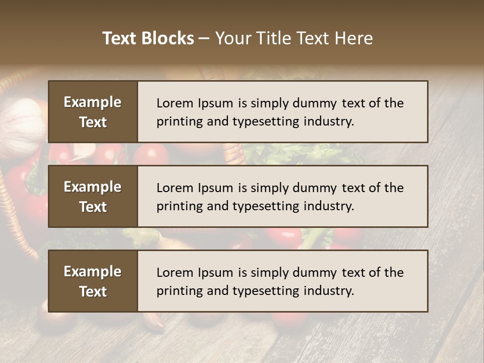 Agriculture Herb Kitchen PowerPoint Template