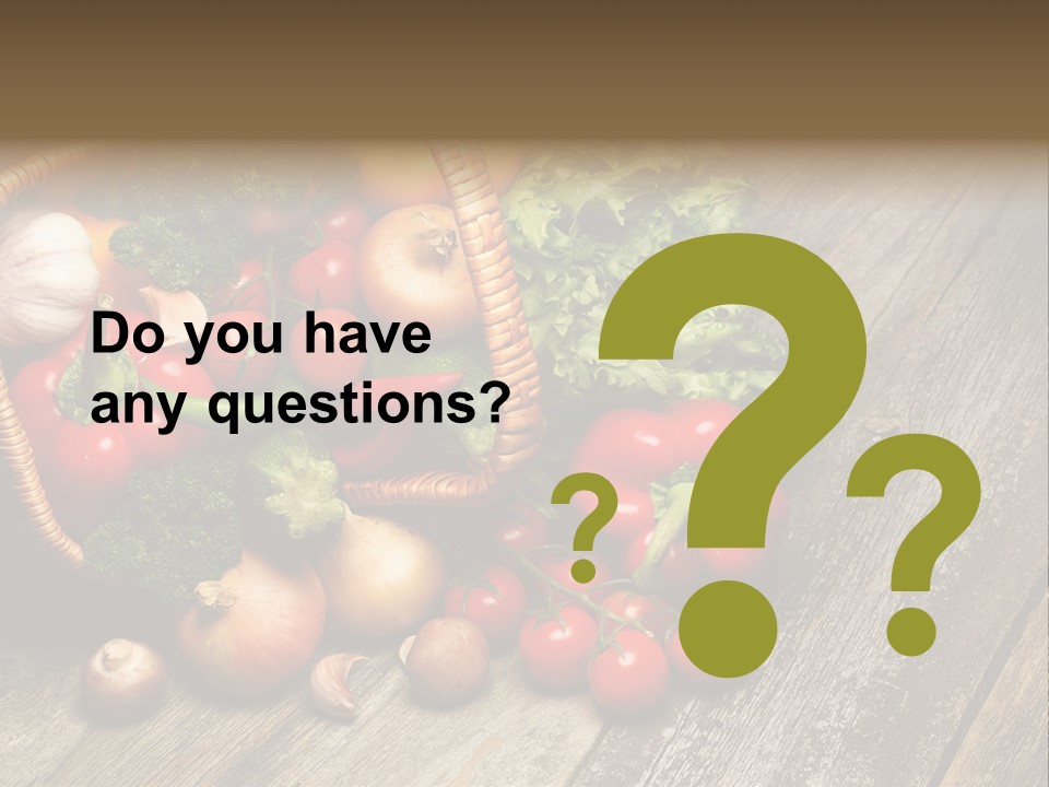 Agriculture Herb Kitchen PowerPoint Template