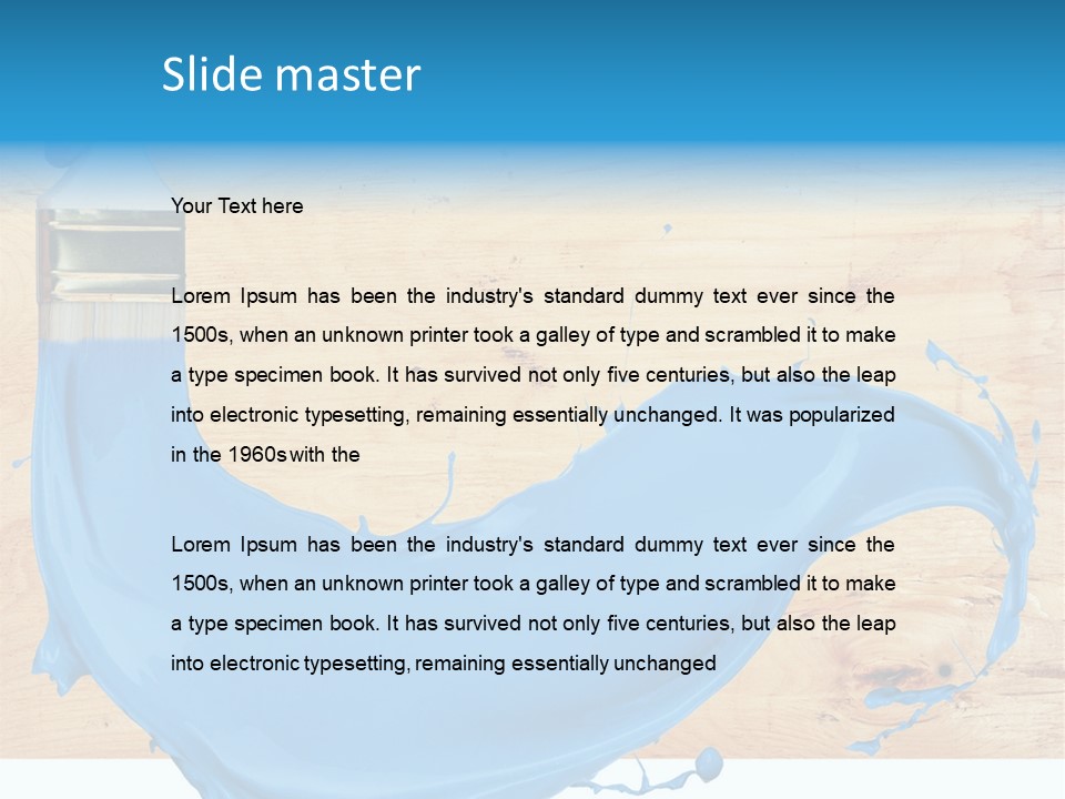Guide Plywood Board PowerPoint Template