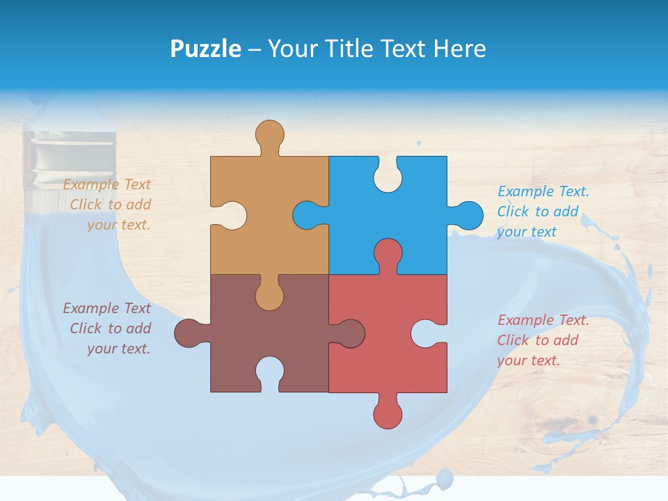 Guide Plywood Board PowerPoint Template